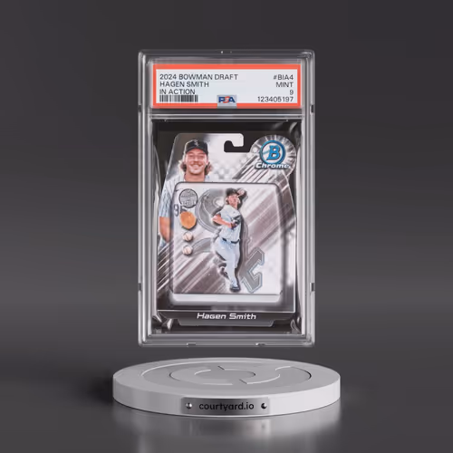 2024 Bowman Draft Bowman in Action #BIA4 Hagen Smith (PSA 9 MINT)