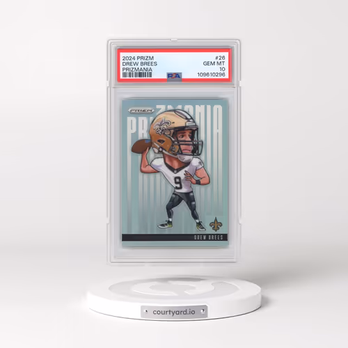 2024 Panini Prizm Prizmania #26 Drew Brees (PSA 10 GEM MINT)