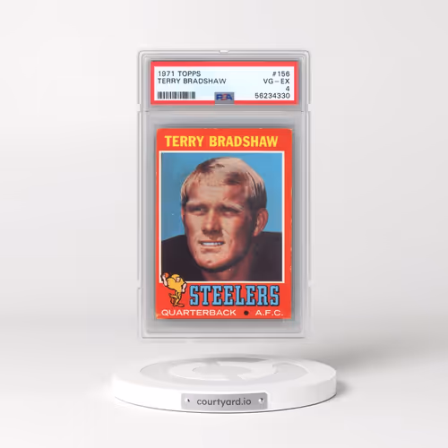 1971 Topps #156 Terry Bradshaw (PSA 4 VG-EX)