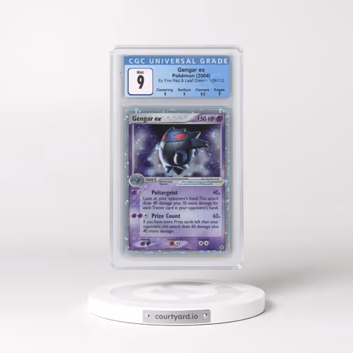 2004 EX Fire Red & Leaf Green #108/112 Gengar ex - Holo (CGC 9 MINT)