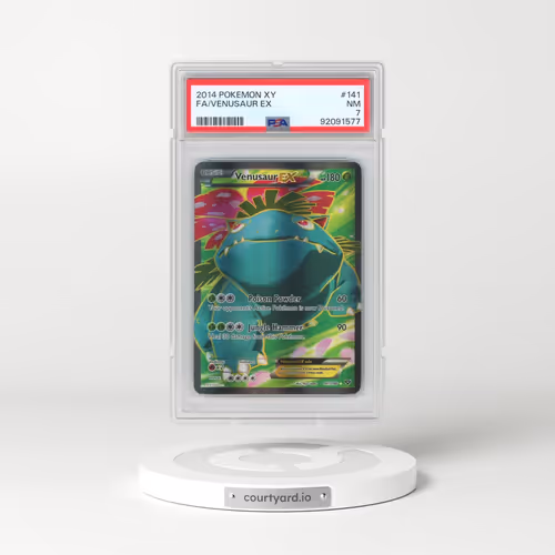 2014 Pokémon XY #141 Venusaur EX - Holo Full Art (PSA 7 NM)