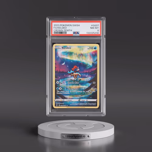2023 Pokémon Sword and Shield Crown Zenith #GG07 Keldeo - Full Art (PSA 8 NM-MT)