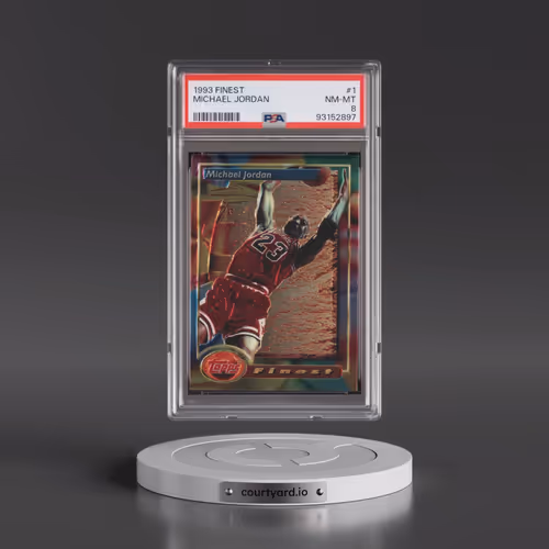 1993 Finest #1 Michael Jordan (PSA 8 NM-MT)