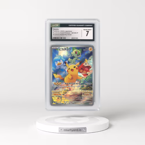 2022 Scarlet & Violet Promos #001/SV-P Pikachu - Scarlet & Violet Pre-Order (CGC 7 NM)
