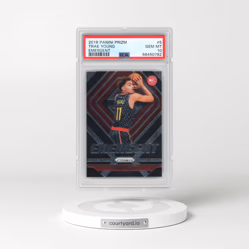 2018 Panini Prizm Emergent #5 Trae Young (PSA 10 GEM MINT)