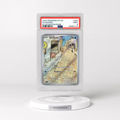 2023 Pokémon Svi EN-Scarlet & Violet #204 Slowpoke - Illustration Rare (PSA 9 MINT)