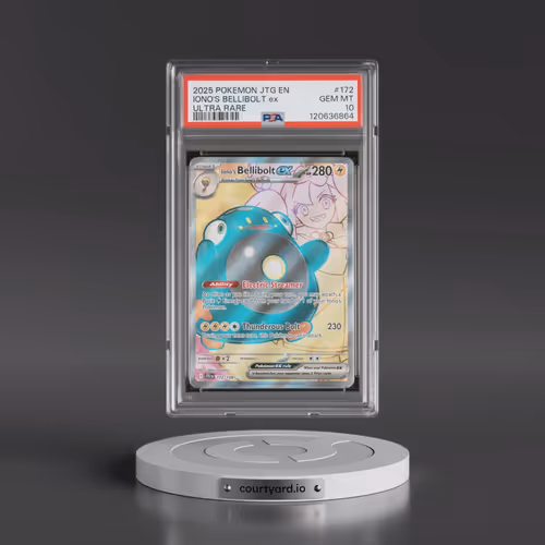 2025 Pokémon Jtg EN-Journey Together #172 Iono's Bellibolt EX - Holo Ultra Rare (PSA 10 GEM MINT)