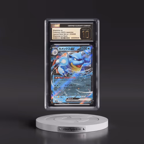 2023 Pokémon Svg-Venusaur & Charizard & Blastoise Special Deck Set EX #016 Blastoise EX - Holo (CGC