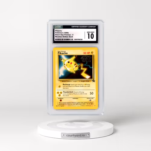 1999 Black Star Promos #4 Pikachu - Mewtwo Strikes Back (CGC 10 GEM MINT)