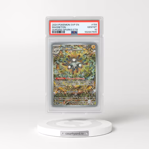 2024 Pokémon Svp EN-SV Black Star Promo #159 Magneton - Surging Sparks Elite Trainer Box (PSA 10 GEM MINT)