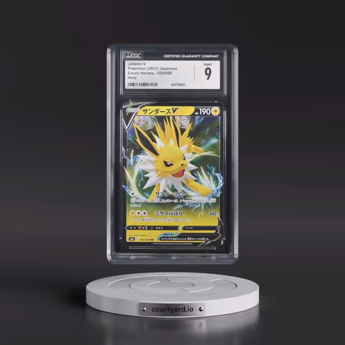 2021 Eevee Heroes #030/069 Jolteon V - Holo (CGC 9 MINT)