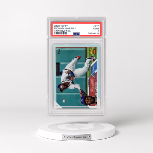 2023 Topps #226 Michael Harris II - Rainbow Foil (PSA 9 MINT)