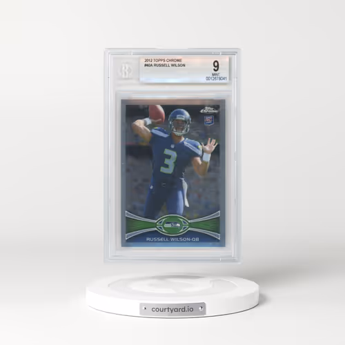 2012 Topps Chrome #40 Russell Wilson - Stands in Background (BGS 9 MINT)