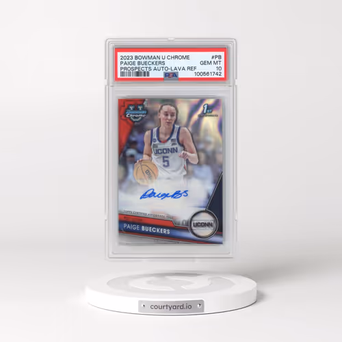 2023 Bowman University Chrome Bowman Chrome Prospects Autographs #PB Paige Bueckers - Lava Refractor