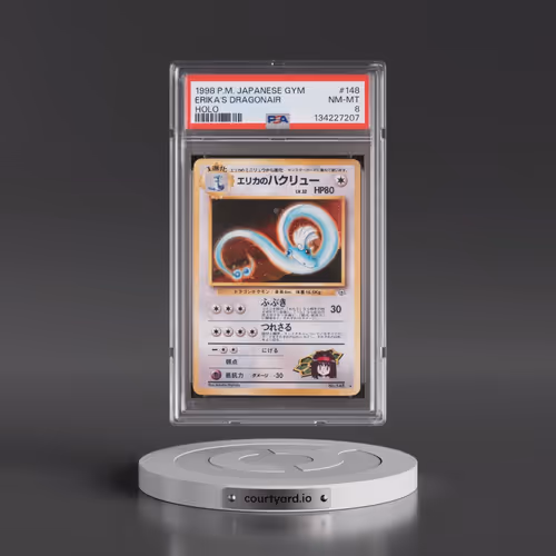 1998 Pokémon Gym #148 Erika's Dragonair - Holo (PSA 8 NM-MT)