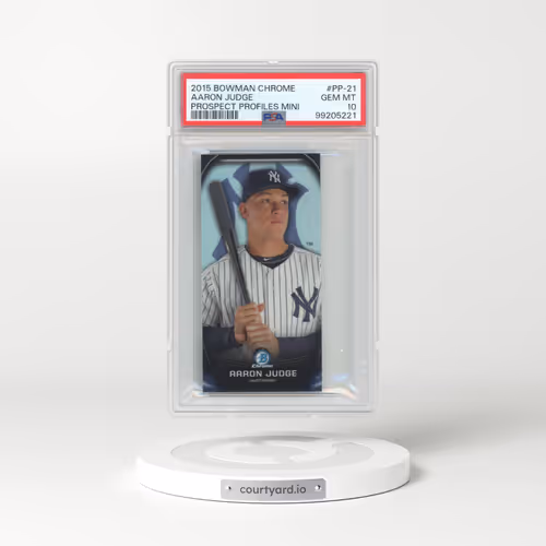 2015 Bowman Chrome Prospect Profiles Mini #PP-21 Aaron Judge (PSA 10 GEM MINT)