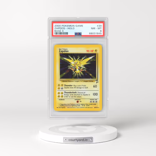 2000 Pokémon Game Base II #20 Zapdos - Holo (PSA 8 NM-MT)