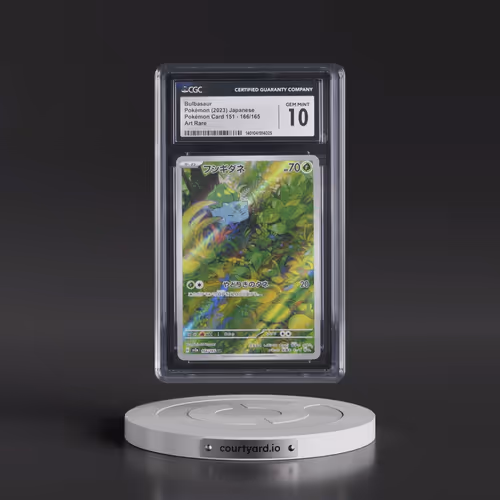 2023 Pokémon Card 151 #166/165 Bulbasaur - Art Rare Holo (CGC 10 GEM MINT)