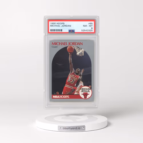 1990 Hoops #65 Michael Jordan (PSA 8 NM-MT)