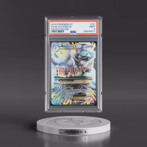 2016 Pokémon XY Fates Collide #121 M Altaria EX - Holo Full Art (PSA 9 MINT)