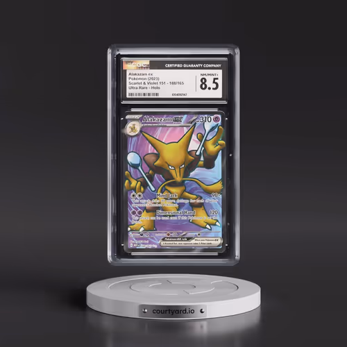2023 Scarlet & Violet 151 - MEW EN #188/165 Alakazam ex - Ultra Rare Holo (CGC 8.5 NM-MT+)