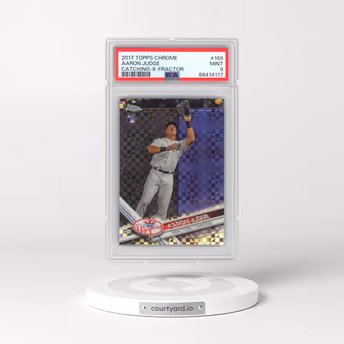 2017 Topps Chrome #169 Aaron Judge - X-Fractor (PSA 9 MINT)