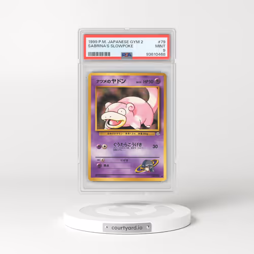 1999 Japanese Gym 2 #79 Sabrina's Slowpoke (PSA 9 MINT)