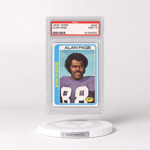 1978 Topps #406 Alan Page (PSA 9 MINT)