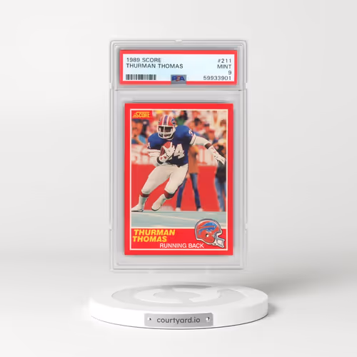 1989 Score #211 Thurman Thomas (PSA 9 MINT)