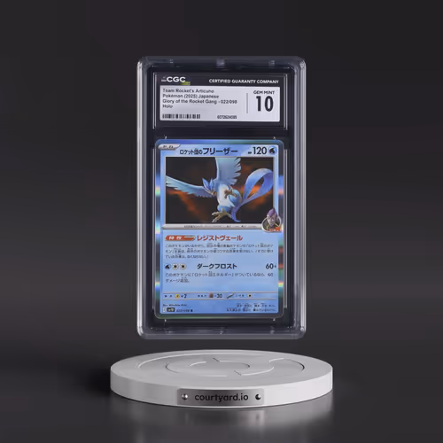 2025 Glory of the Rocket Gang - sv10 #022/098 Team Rocket's Articuno - Holo (CGC 10 GEM MINT)