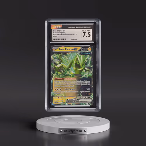 2025 Prismatic Evolutions - PRE EN #032/131 Iron Thorns ex - Holo (CGC 7.5 NM+)
