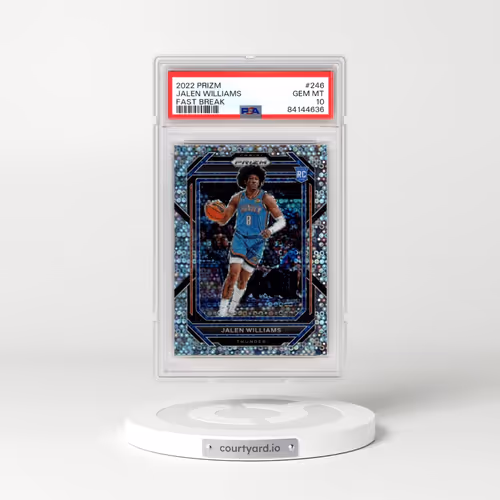 2022 Panini Prizm #246 Jalen Williams - Fast Break (PSA 10 GEM MINT)