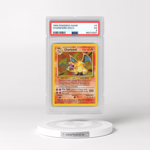 1999 Pokémon Game #4 Charizard - Holo (PSA 3 VG)