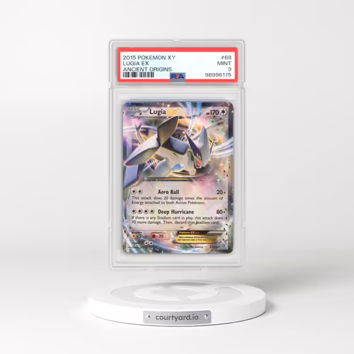 2015 Pokémon XY Ancient Origins #68 Lugia EX - Holo (PSA 9 MINT)