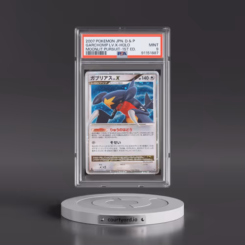 2007 Pokémon Diamond & Pearl Moonlit Pursuit Garchomp LV.X - 1st Edition Holo (PSA 9 MINT)
