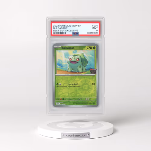 2023 Pokémon Mew EN-151 #001 Bulbasaur - Best Buy Exclusive (PSA 9 MINT)