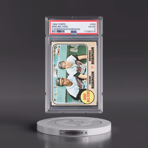 1968 Topps #530 Bird Belters - F.Robinson/B.Robinson (PSA 4 VG-EX)