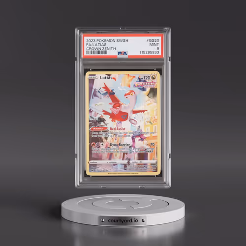 2023 Pokémon Sword and Shield Crown Zenith #GG20 Latias - Full Art (PSA 9 MINT)