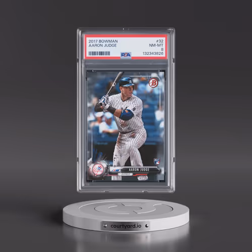 2017 Bowman #32 Aaron Judge (PSA 8 NM-MT)