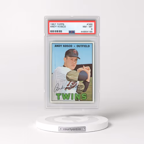 1967 Topps #366 Andy Kosco (PSA 8 NM-MT)