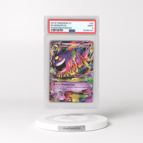 2014 Pokémon XY Phantom Forces #35 M Gengar EX - Holo (PSA 9 MINT)