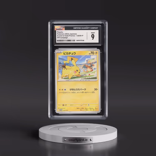 2022 Scarlet & Violet Promos #120/SV-P Pikachu - Gift Campaign (CGC 9 MINT)