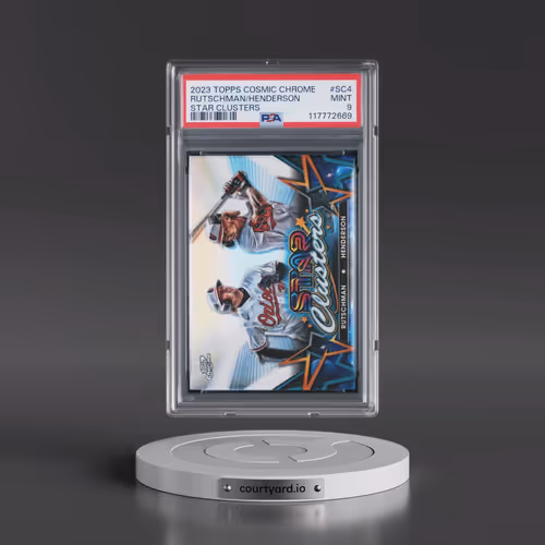 2023 Topps Cosmic Chrome Star Clusters #SC4 Adley Rutschman/Gunnar Henderson (PSA 9 MINT)
