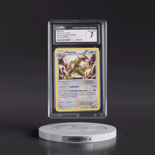 2012 Dark Explorers #89/108 Haxorus - Reverse Holo (CGC 7 NM)