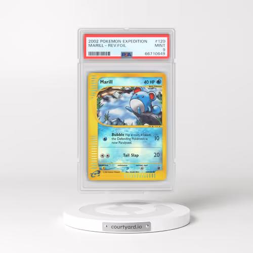 2002 Pokémon Expedition #120 Marill - Reverse Foil (PSA 9 MINT)