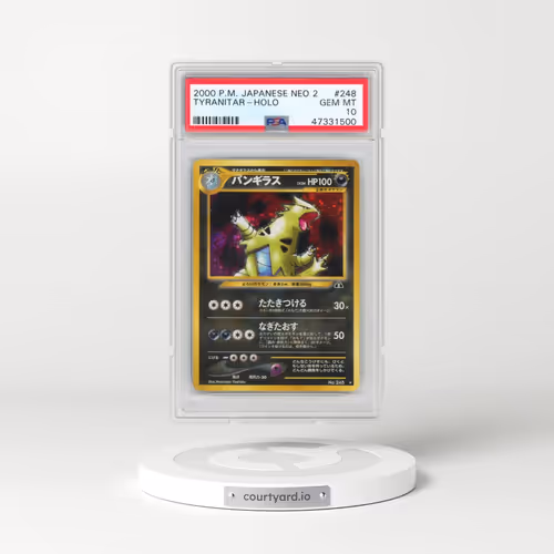 2000 Pokémon Neo 2 #248 Tyranitar - Holo (PSA 10 GEM MINT)