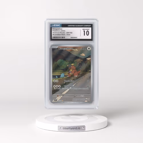2025 Pokémon Dri EN-Destined Rivals #204 Kangaskhan - Illustration Rare (CGC 10 GEM MINT)