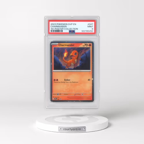 2023 Pokémon Svp EN-SV Black Star Promo #47 Charmander 151 Poster Collection