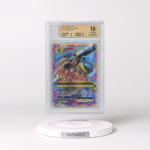 2016 Evolutions #102 M Blastoise EX - Ultra Rare Holo (BGS 10 PRISTINE)