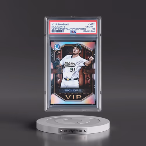2025 Bowman Very Important Prospects #VIP2 Nick Kurtz (PSA 10 GEM MINT)